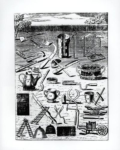 Hageredskaper, fra 