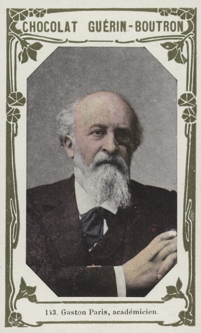 Gaston Paris, academicien (farget bilde) av French School