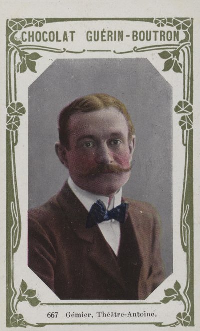 Gemier, Theater-Antoine (farget bilde) av French School