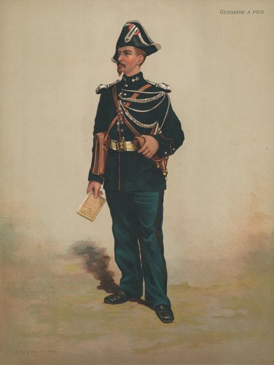 Fotpolitimann av French School