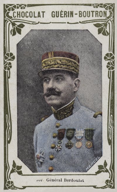 General Berdoulat (farget bilde) av French School