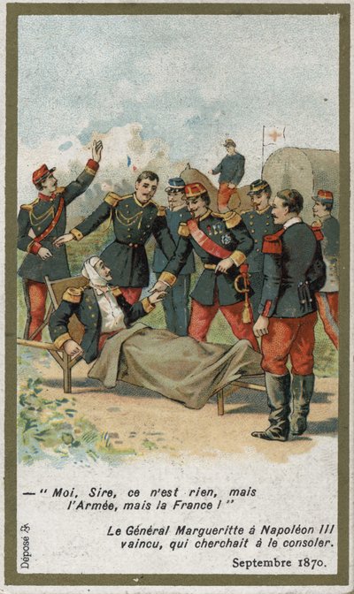General Jean Auguste Margueritte ble dødelig såret under slaget ved Sedan 2. september av French School