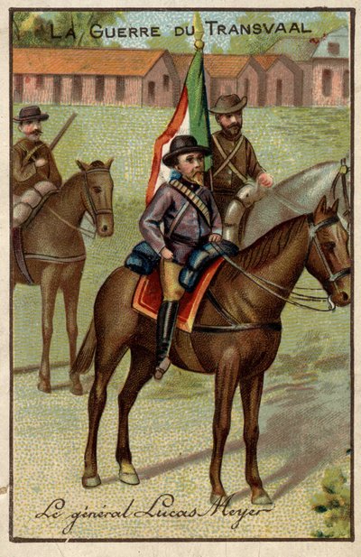General Lucas Meyer under Transvaal-krigen (mot boerne) av French School
