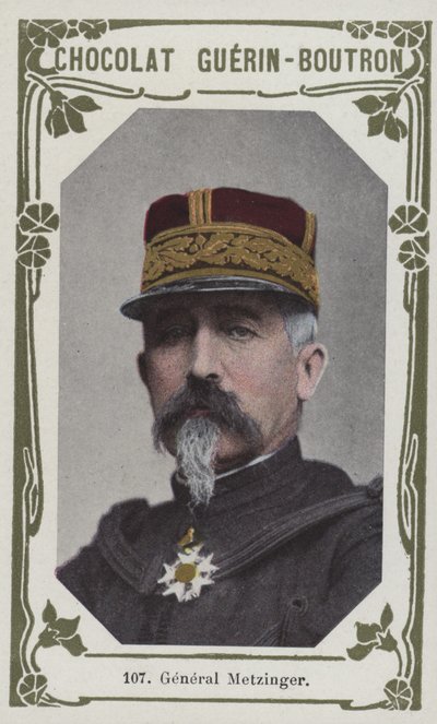 General Metzinger (farget bilde) av French School