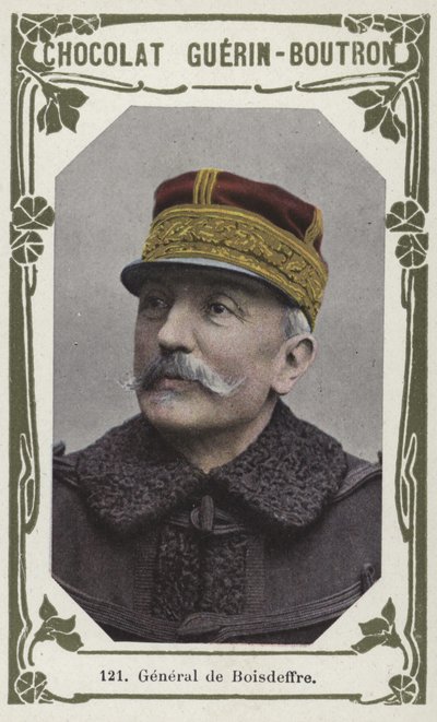 General de Boisdeffre (farget bilde) av French School