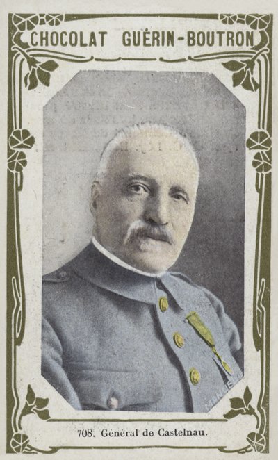 General de Castelnau (farget bilde) av French School