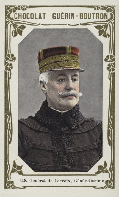 General de Lacroix, General (farget bilde) av French School