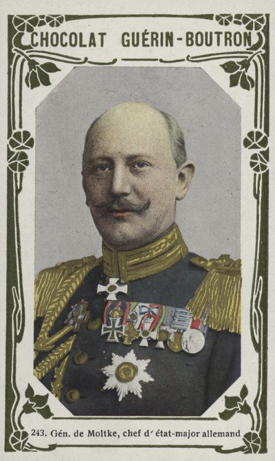 General de Moltke, tysk stabssjef (farget bilde) av French School