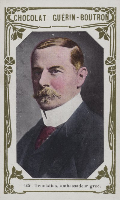Gennadius, gresk ambassadør (farget bilde) av French School