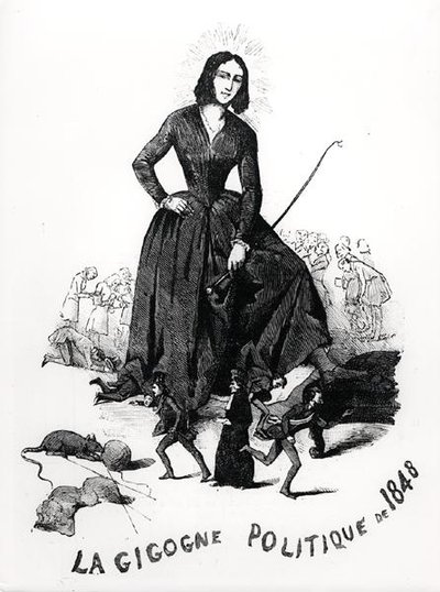 George Sand, den politiske storken, fra 