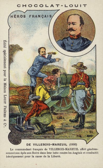 George de Villebois-Mareuil , fransk soldat som kjempet for boerne under boerkrigen av French School