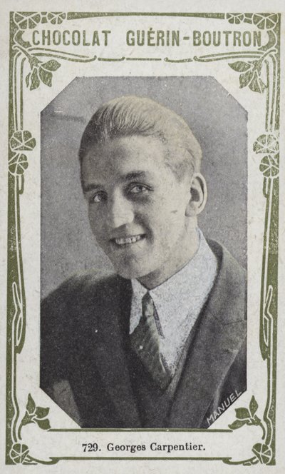 Georges Carpentier (farget bilde) av French School