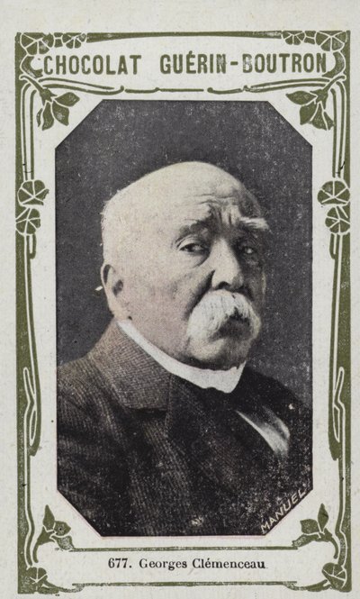 Georges Clemenceau (farget bilde) av French School