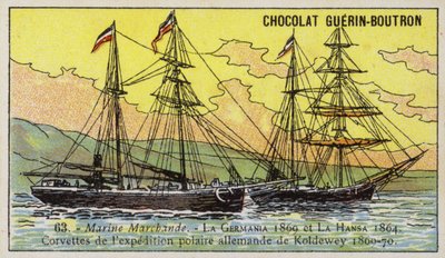 Germania og Hansa, skip fra Carl Koldeweys tyske nordpolekspedisjon av French School