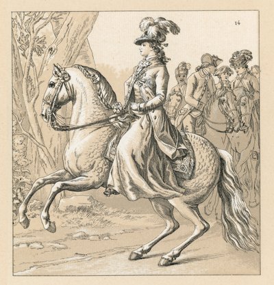 Tyskland XVII-XVIIIth Cent Costume av French School