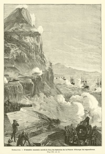 Gibraltar (gravering) av French School