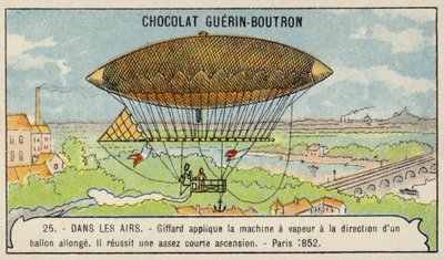 Giffards dampdrevne luftskip, Paris av French School