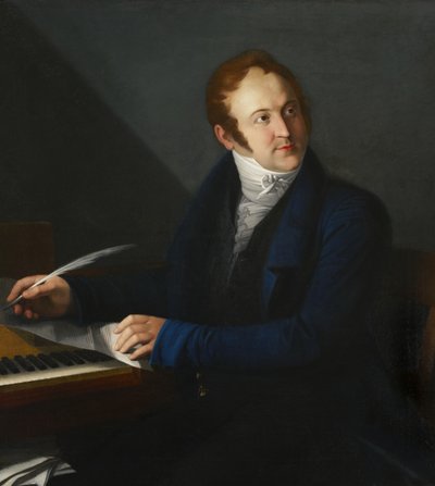 Gioacchino Antonio Rossini, ca. 1824 av French School