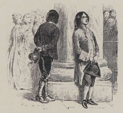 Giovanni Battista Pergolesi , italiensk komponist, fiolinist og organist (gravering) av French School