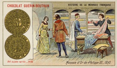Gullmynter av Philip III av French School