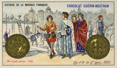 Gull-ecu fra St. Louis av French School