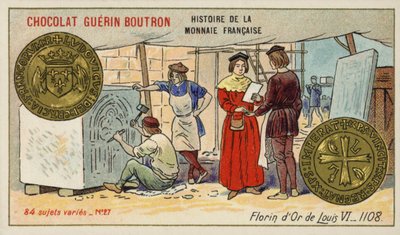 Gullflorin av Louis VI av French School