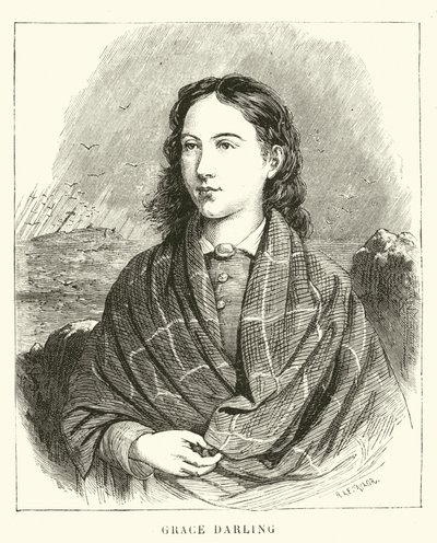 Grace Darling (gravering) av French School