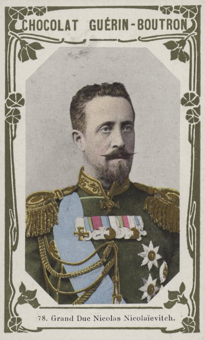 Storhertug Nicolas Nicolaievitch (farget bilde) av French School