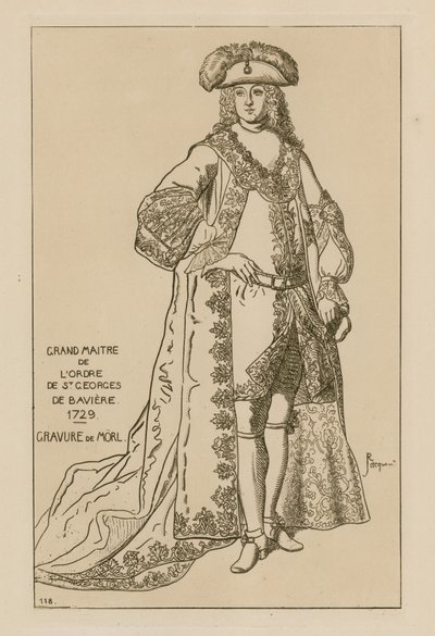 Stormester av St. Georgs orden av Bayern, 1729 av French School