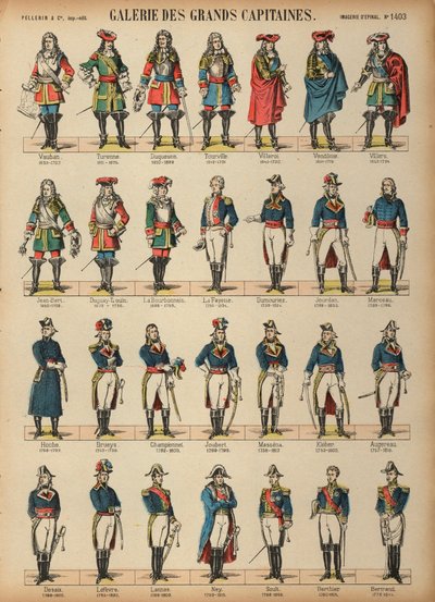 Store franske militærsjefer av French School
