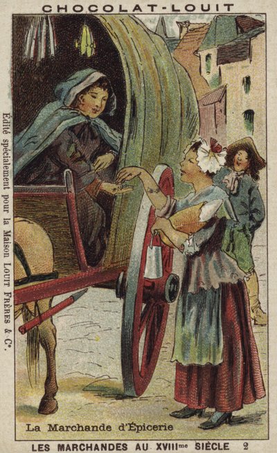 Kjøpmann, 1700-tallet av French School