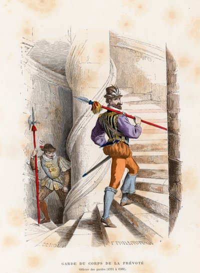 Garde, 1574-1589 av French School