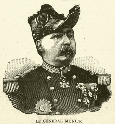 Gustave-Joseph Munier , fransk general (gravering) av French School