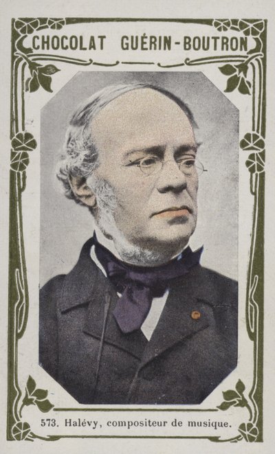 Halevy , musikkkomponist (farget bilde) av French School