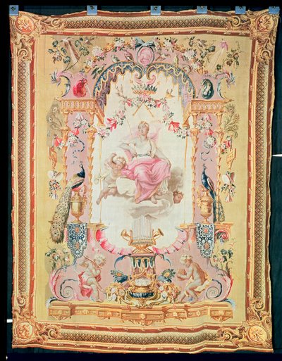 Harmony and Juno: fra gudenes triumf, Gobelins billedvev, 1699 av French School