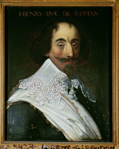 Henri (1579-1638) hertug av Rohan, 1617-38 av French School