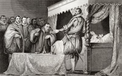 Henri III (1551-89) navngir Bearnais (1553-1610) som sin etterfølger, fra 