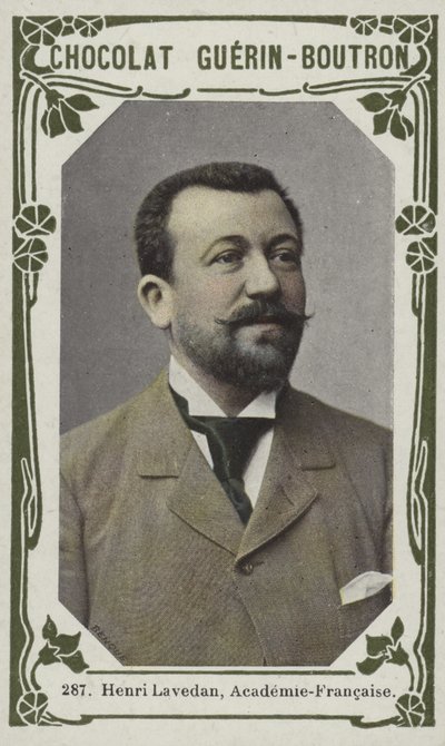 Henri Lavedan, Academie-Francaise (farget bilde) av French School