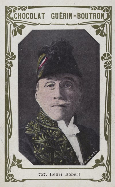 Henri Robert (farget bilde) av French School