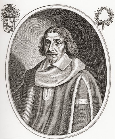 Henri de Mesmes, Lord of Roissy, Marquis of Mongneville and Everly, 1575-1650. Fransk sorenskriver og borgermester i Paris. Fra Les Heures Libres utgitt 1908. av French School