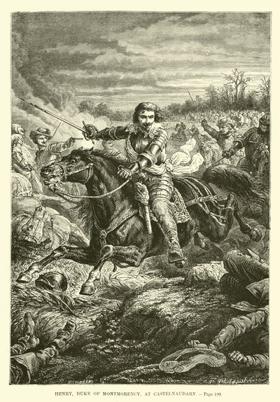 Henry, hertugen av Montmorency, på Castelnaudary av French School