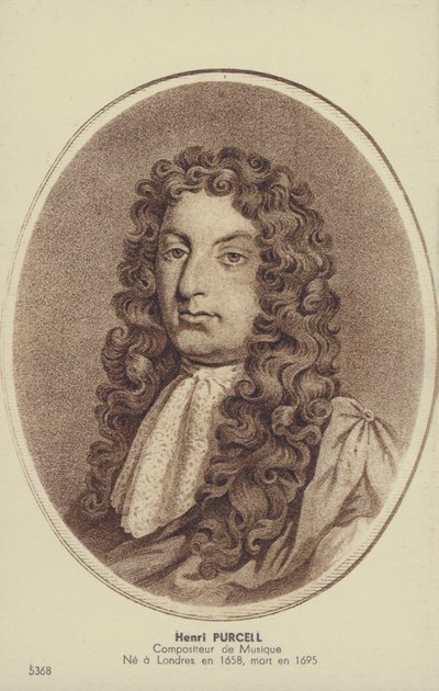 Henry Purcell (litho) av French School