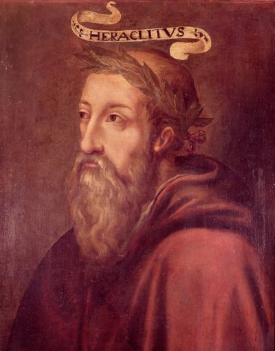 Heraklit fra Efesos (ca. 535-ca. 475 f.Kr.) av French School