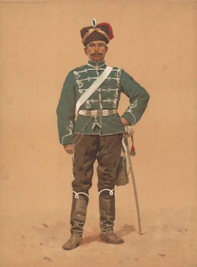 Hessian Hussar Regt nr. 13 av French School