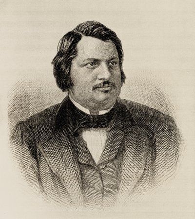 Honore de Balzac (1799–1850) av French School