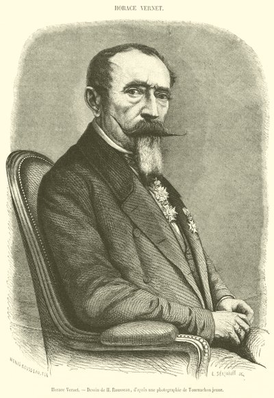 Horace Vernet (gravering) av French School