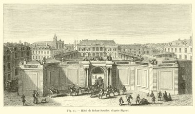 Hotel de Rohan-Soubise; etter Rigaud av French School