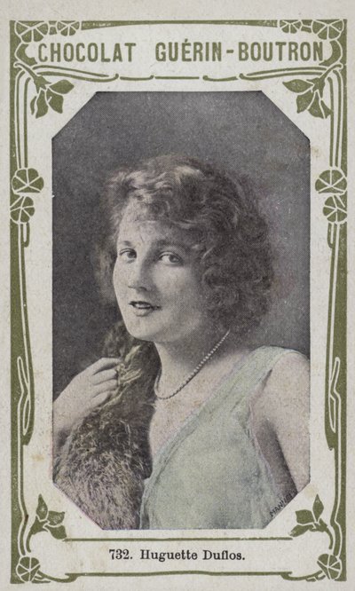 Huguette Duflos (farget bilde) av French School