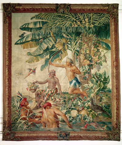 Jakt, fra New India Tapestry, Gobelin Workshop av French School