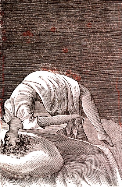 Hysteri, mental og nervøs lidelse, som oppstår fra intens angst. 1887 (gravering) av French School
